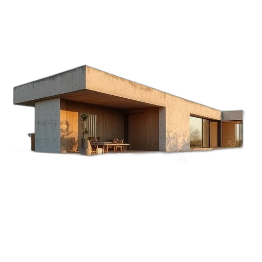 building, furniture, 3d render, photorealistic transparent PNG cut-out