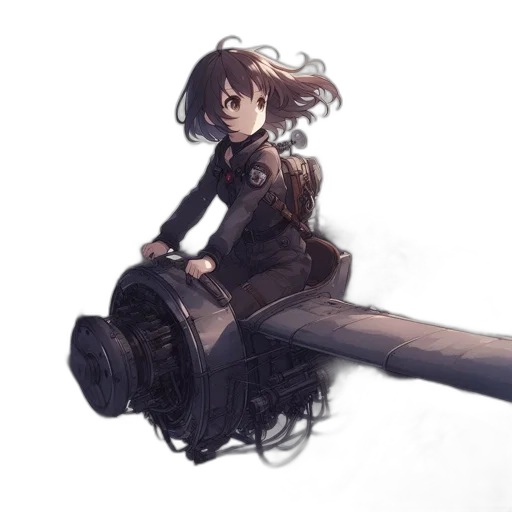 weapon, staff, sword, hair transparent PNG cut-out