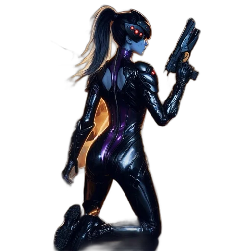 robot, weapon, staff, concept art transparent PNG cut-out