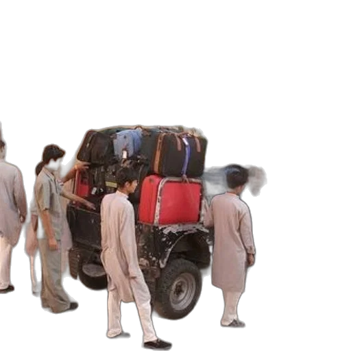 car, staff, concept art, 3d render transparent PNG cut-out