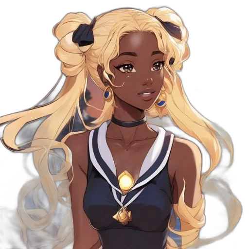 staff, dress, face, anime transparent PNG cut-out