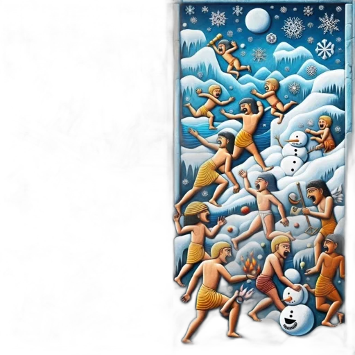 concept art, snow, outer space, underwater transparent PNG cut-out
