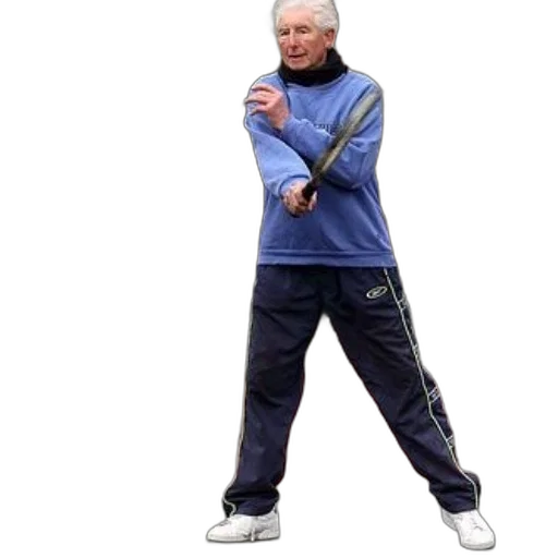 jacket, staff, older, man transparent PNG cut-out