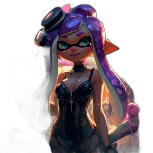 dress, weapon, mask, staff transparent PNG cut-out