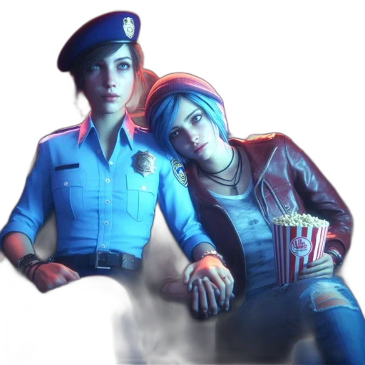 jacket, weapon, hat, staff transparent PNG cut-out