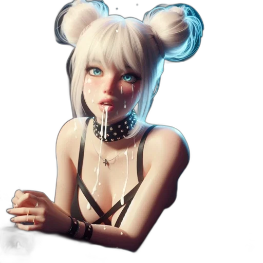 face, mask, staff, jewelry transparent PNG cut-out