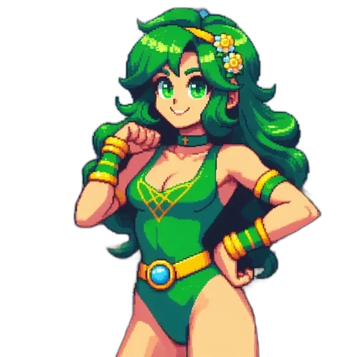 dress, pixel art, concept art, fantasy art transparent PNG cut-out