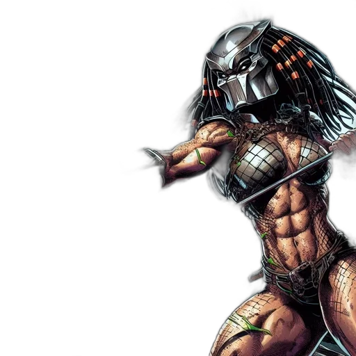 robot, sword, weapon, mask transparent PNG cut-out