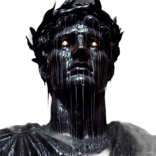face, mask, crown, concept art transparent PNG cut-out