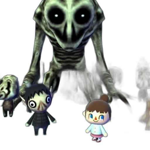 creature, staff, concept art, 3d render transparent PNG cut-out