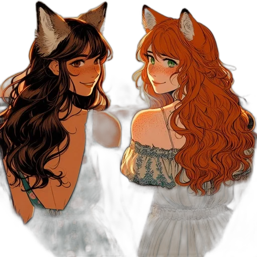 fantasy art, concept art, watercolor, pixel art transparent PNG cut-out