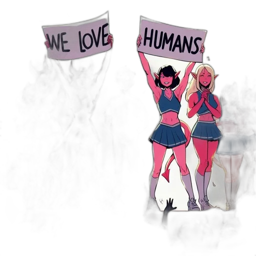 concept art, comic book art, cartoon, anime transparent PNG cut-out