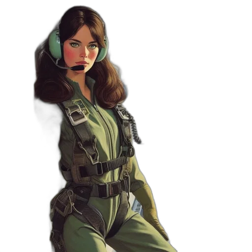 jacket, concept art, comic book art, fantasy art transparent PNG cut-out