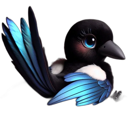 animal, staff, fantasy art, 3d render transparent PNG cut-out