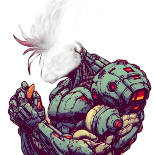 robot, creature, dragon, weapon transparent PNG cut-out