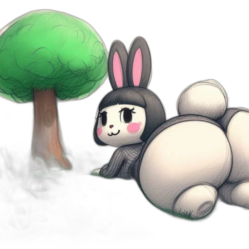 creature, animal, concept art, watercolor transparent PNG cut-out