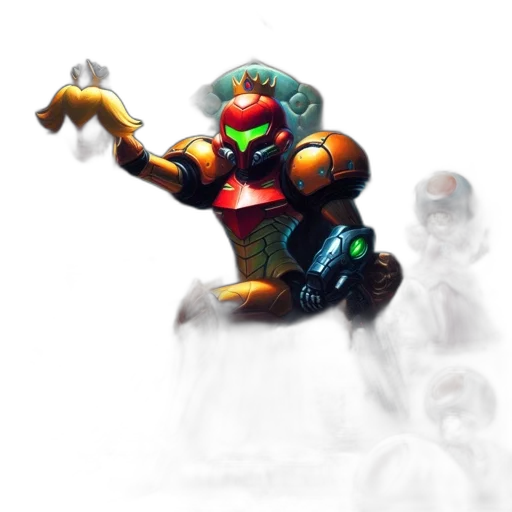 robot, weapon, staff, creature transparent PNG cut-out