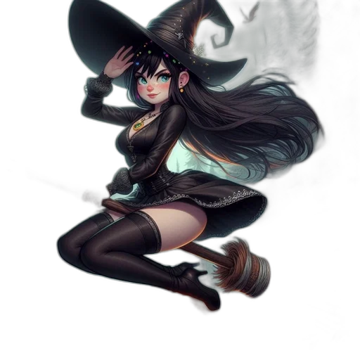 hat, staff, fantasy art, concept art transparent PNG cut-out