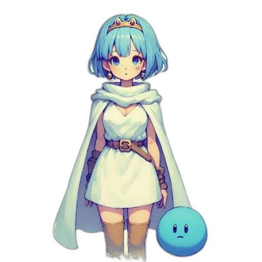 dress, staff, robot, face transparent PNG cut-out