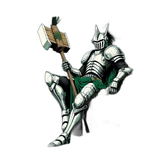 robot, sword, staff, weapon transparent PNG cut-out