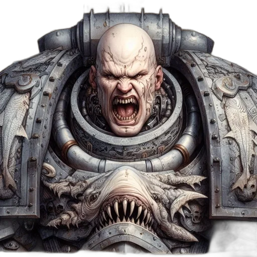face, creature, concept art, fantasy art transparent PNG cut-out