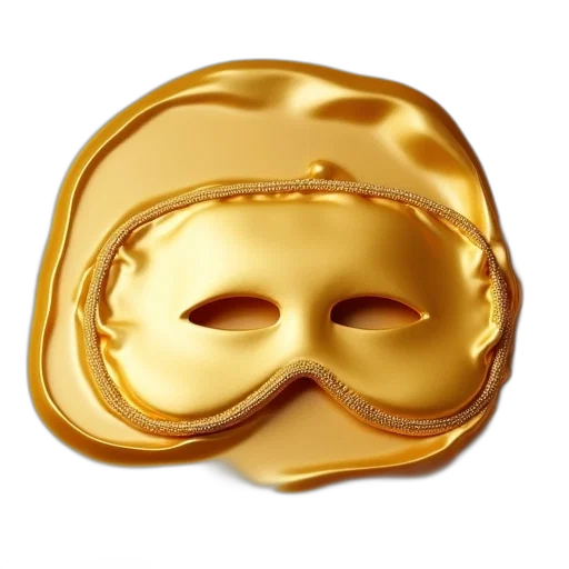 mask, face, crown, jewelry transparent PNG cut-out
