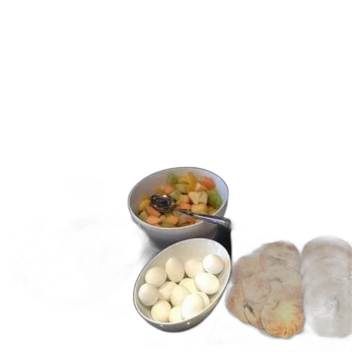 food, 3d render, breakfast, buffet transparent PNG cut-out
