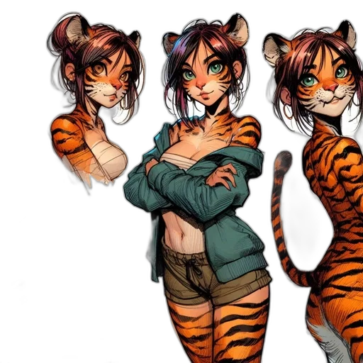 concept art, comic book art, cartoon, fantasy art transparent PNG cut-out
