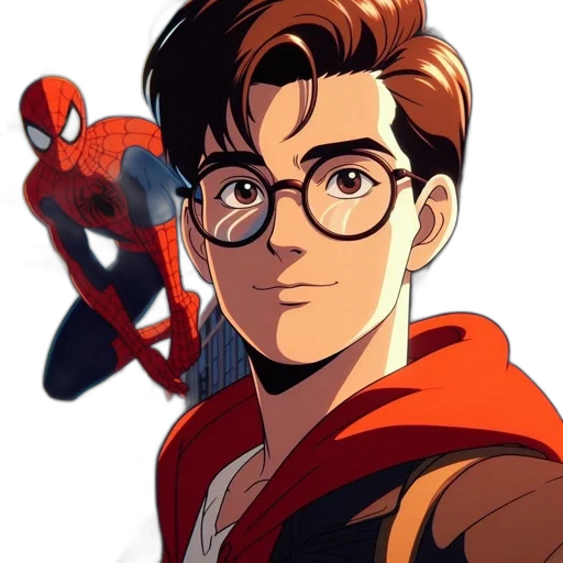 jacket, face, comic book art, cartoon transparent PNG cut-out