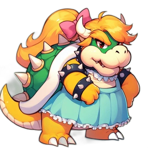 dragon, dress, staff, creature transparent PNG cut-out