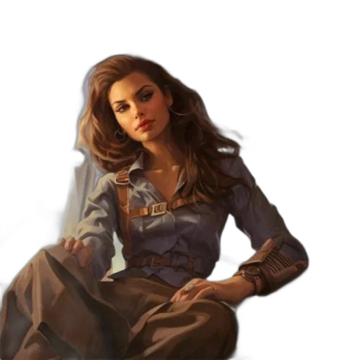 jewelry, dress, jacket, face transparent PNG cut-out