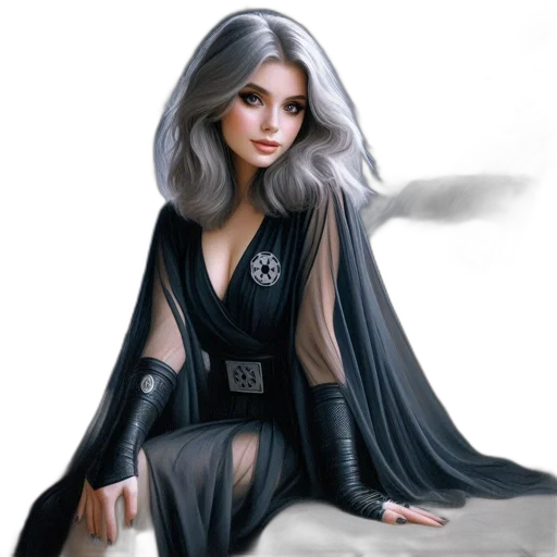 dress, fantasy art, concept art, photorealistic transparent PNG cut-out