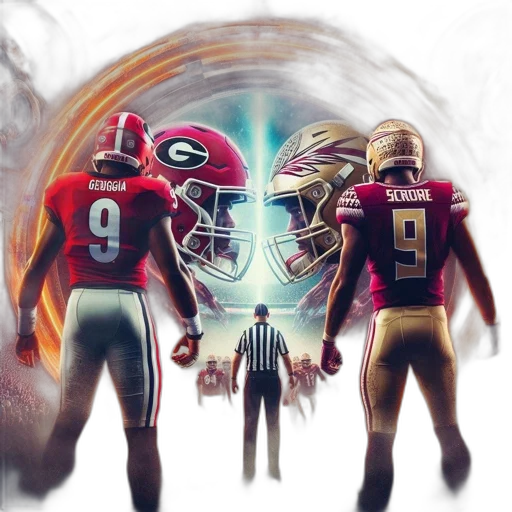 concept art, three, football, players transparent PNG cut-out