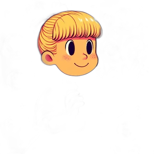 hair, staff, face, crown transparent PNG cut-out