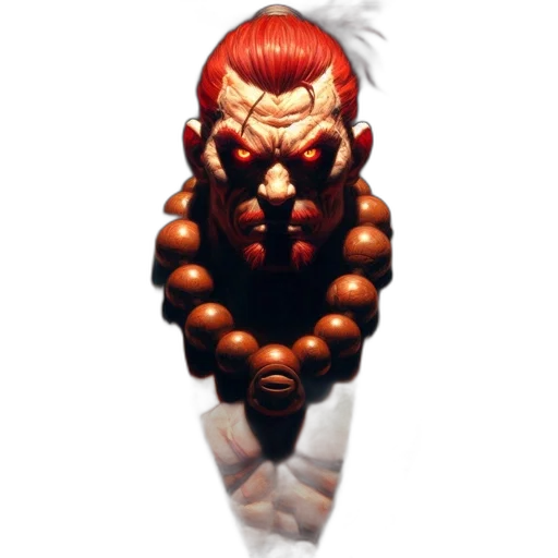 creature, mask, face, hair transparent PNG cut-out
