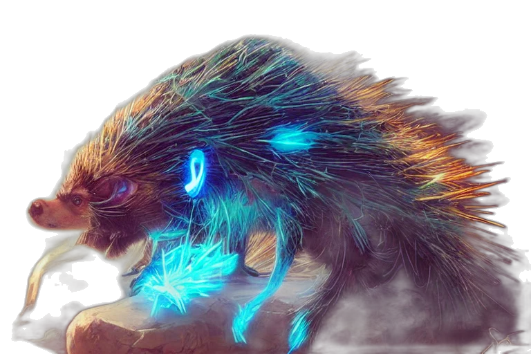 creature, dragon, hair, animal transparent PNG cut-out