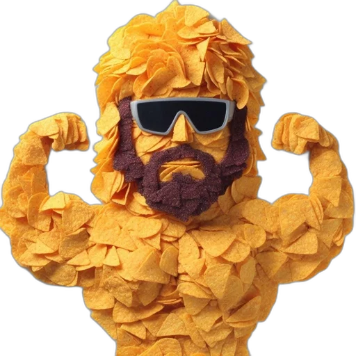 food, jacket, 3d render, golden transparent PNG cut-out