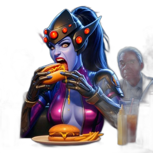 food, weapon, robot, face transparent PNG cut-out