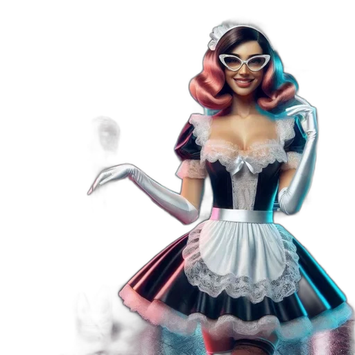 dress, concept art, 3d render, fantasy art transparent PNG cut-out