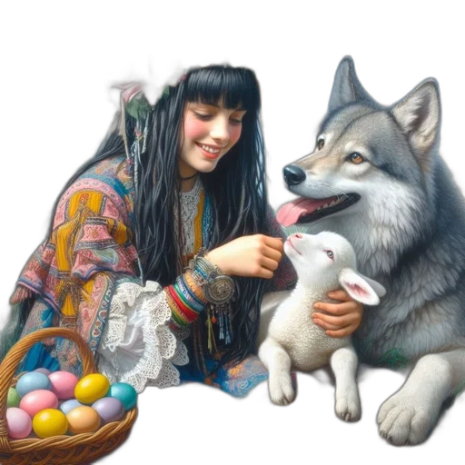 animal, jewelry, food, oil painting transparent PNG cut-out