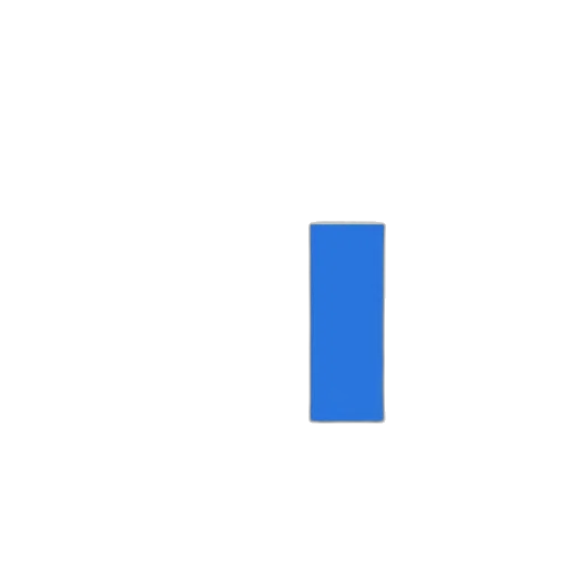 robot, pixel art, blue, monochrome transparent PNG cut-out