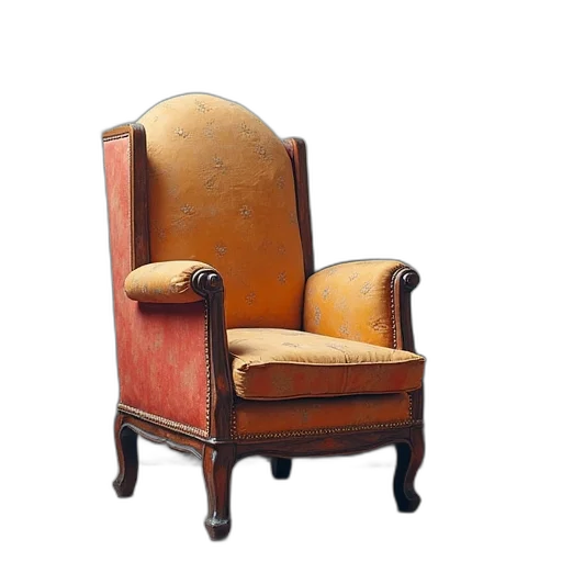 furniture, crown, 3d render, photorealistic transparent PNG cut-out