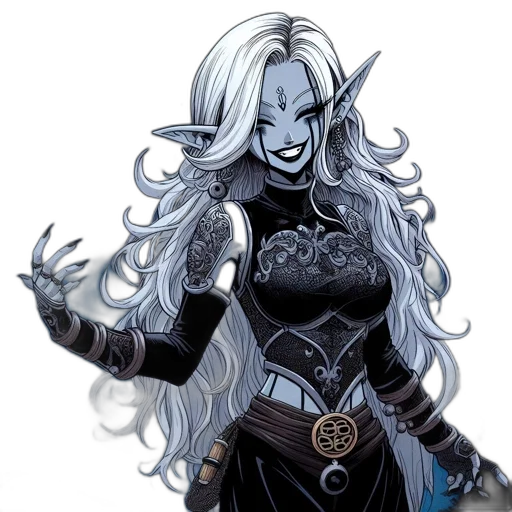 fantasy art, concept art, comic book art, pixel art transparent PNG cut-out