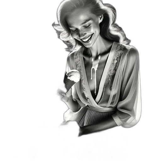 jewelry, staff, face, dress transparent PNG cut-out