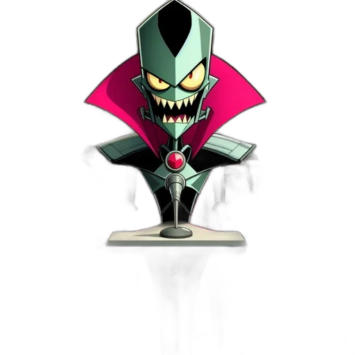 robot, crown, staff, mask transparent PNG cut-out