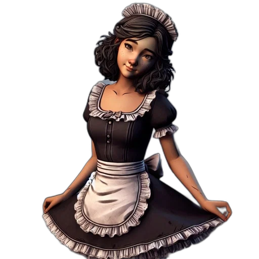 dress, staff, crown, jewelry transparent PNG cut-out