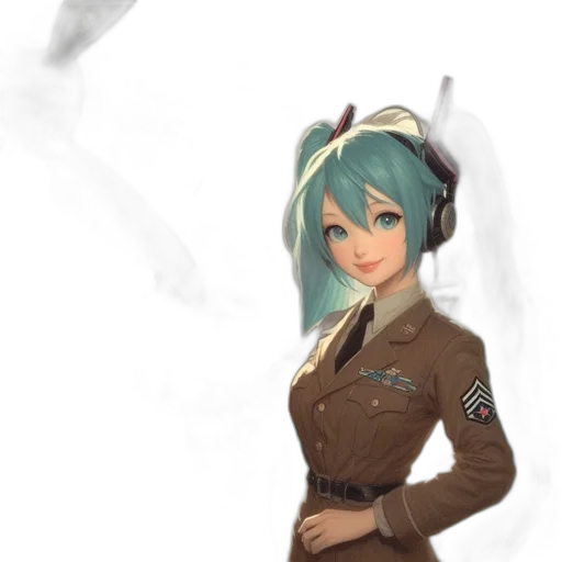 staff, jacket, weapon, robot transparent PNG cut-out