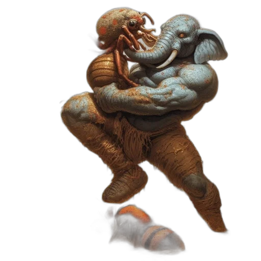 creature, animal, staff, concept art transparent PNG cut-out