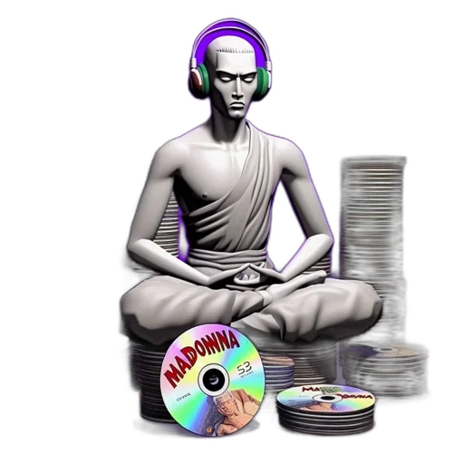 vaporwave, 3d render, cartoon, concept art transparent PNG cut-out