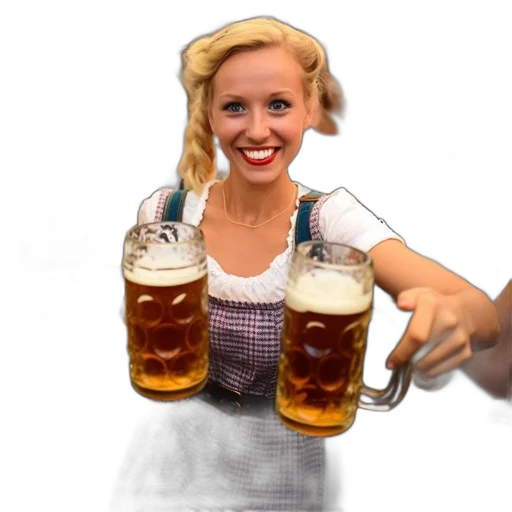 food, bottle, staff, dress transparent PNG cut-out